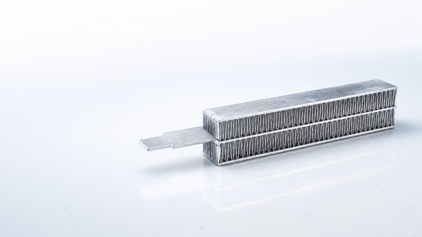 CKD series double-strip PTC aluminum corrugated heat dissipation strip